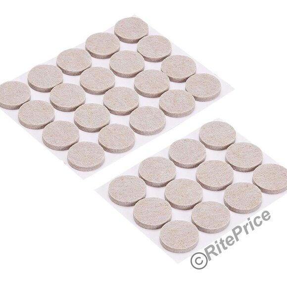 112 PCS (2 Pack) Felt Furniture Pads Chair Leg Protectors Hardwood Wooden Floors - Picture 4 of 15